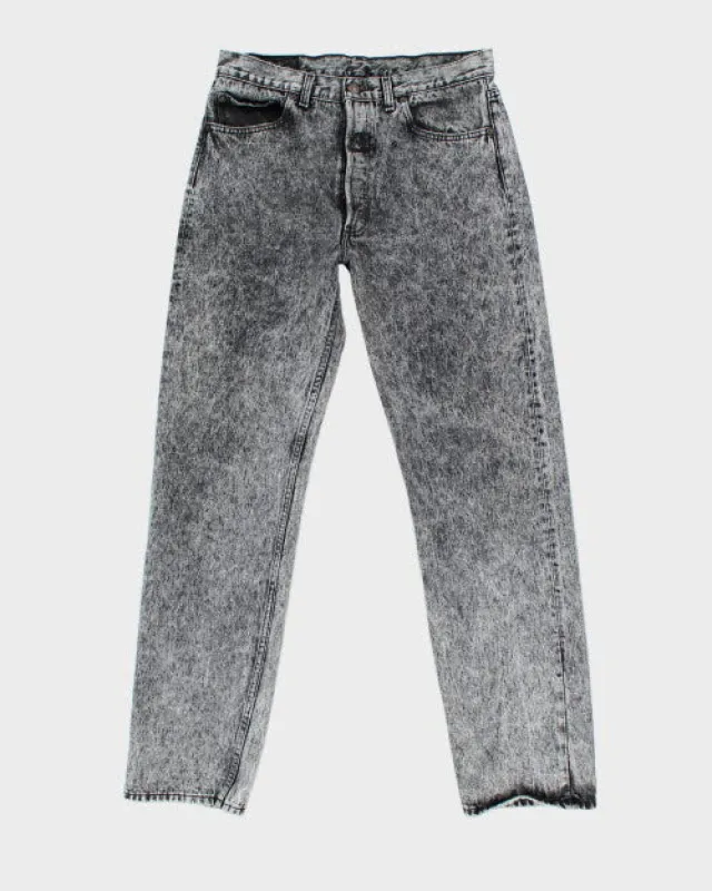 Vintage Levi's 501 Acid Wash Denim Jeans - W30 L32 sold by Rokit