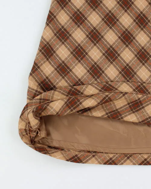 Y2k 00s CMG Plaid Wool Skirt - XS sold by Rokit product image thumbnail 4