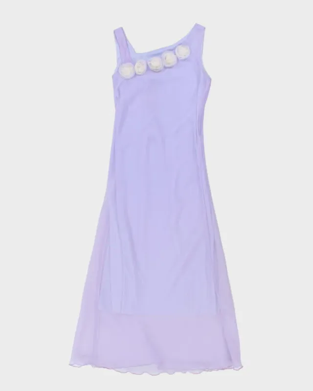 Vintage 90s Purple Handmade Dress - XS sold by Rokit