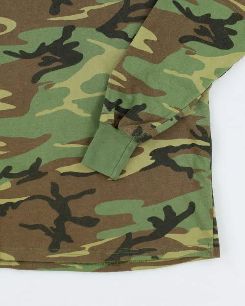 Vintage 2000's Camouflage Long sleeve T-Shirt - S sold by Rokit product image thumbnail 4