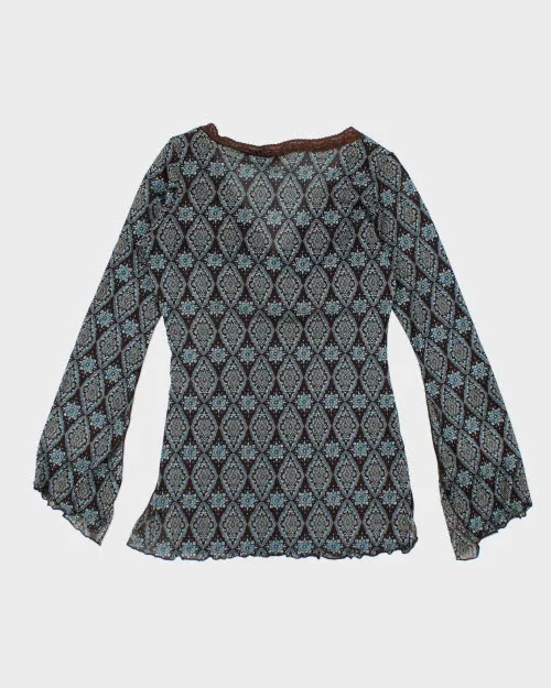 Y2k 00s Moa Moa Mesh Top - L sold by Rokit product image thumbnail 2