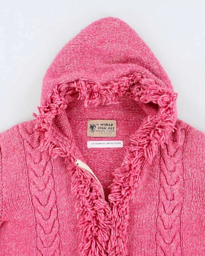 Y2k 00s Pink Tassel Wool Blend Cardigan - M sold by Rokit product image thumbnail 3