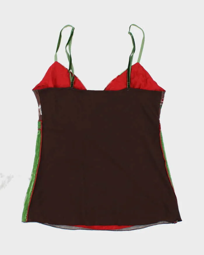 Vintage Y2k 00s Le Chateau Beaded Silk Cami Top - S sold by Rokit product image thumbnail 2