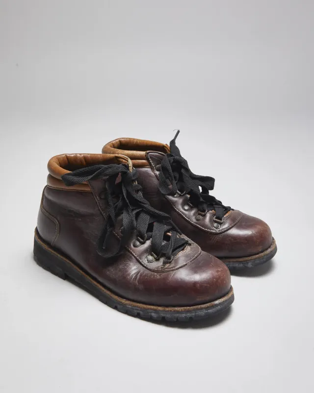 Vintage 90's Alco Leather Hiking Boots - UK 6 sold by Rokit