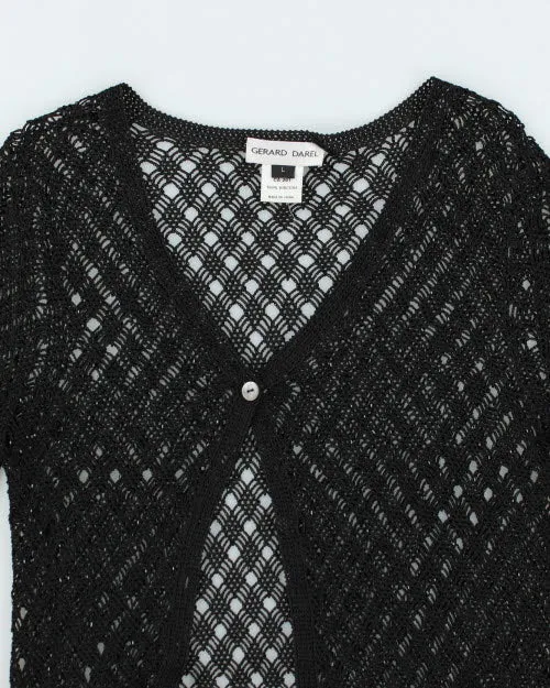 Y2k 00s Gerald Darrel Crochet Beaded Cardigan - L sold by Rokit product image thumbnail 3