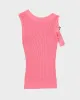 Vintage Y2k 00s Pink Knit Buckle Cami - S sold by Rokit