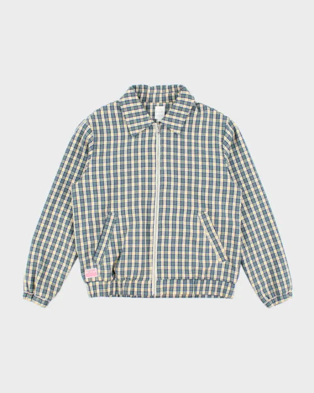 Vintage Y2K Twik Patterned Zip Up Harrington Jacket - M sold by Rokit