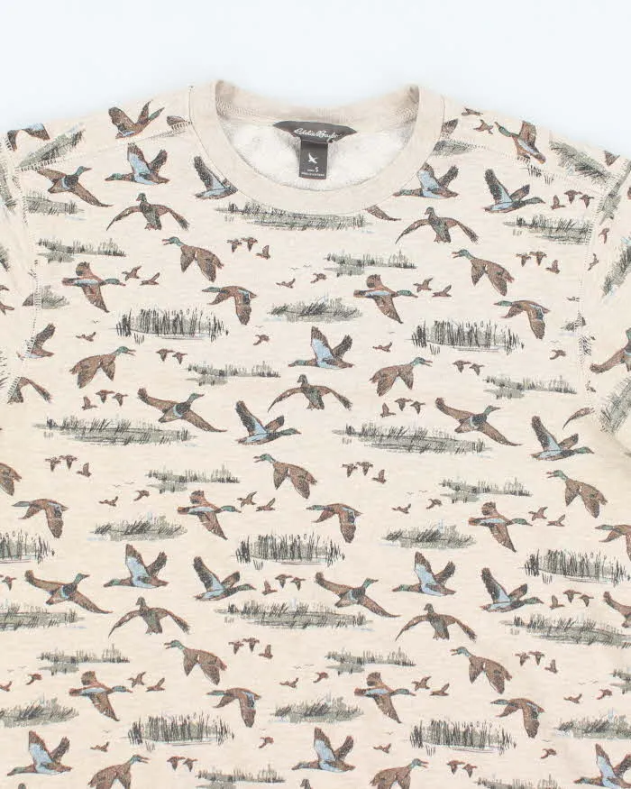 Vintage 2000's Eddie Bauer Duck All Over Print Sweatshirt - S sold by Rokit product image thumbnail 3