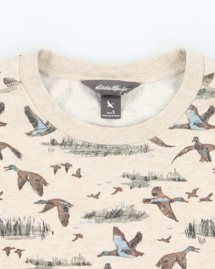 Vintage 2000's Eddie Bauer Duck All Over Print Sweatshirt - S sold by Rokit product image thumbnail 5