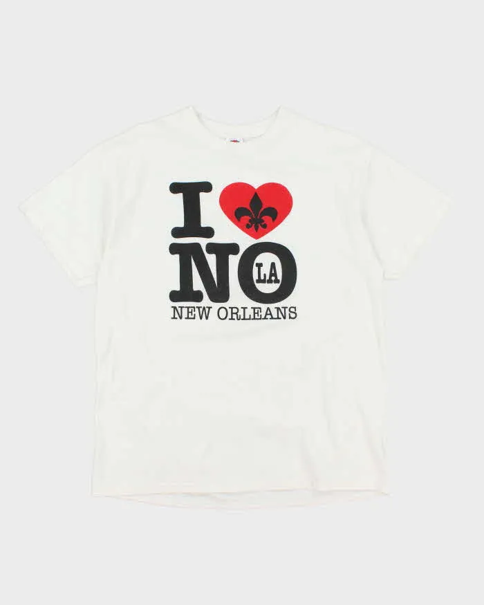 Vintage Y2K I Heart New Orleans Souvenir Graphic T-Shirt - XL sold by Rokit