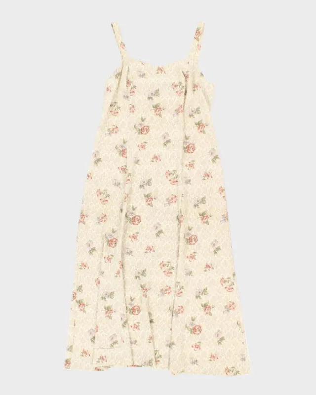 Vintage 90s Margareta Floral Maxi Dress - S sold by Rokit