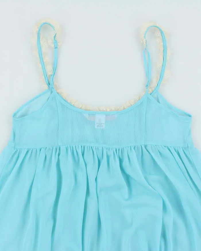 Vintage Y2k 00s Victoria's Secret Blue Mesh Cami - S sold by Rokit product image thumbnail 4