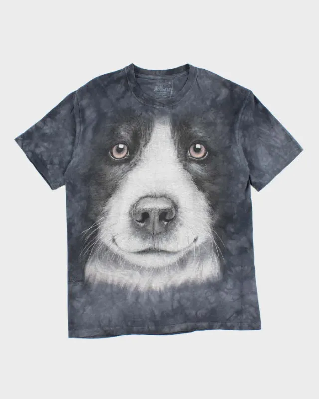 Vintage 2000's The Mountain Border Collie Graphic T-Shirt - S made by The Mountain