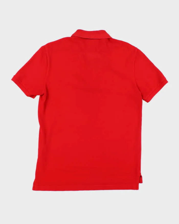 Vintage 2000's Lacoste by J Crew Blue Crocodile Polo Shirt - M sold by Rokit product image thumbnail 2