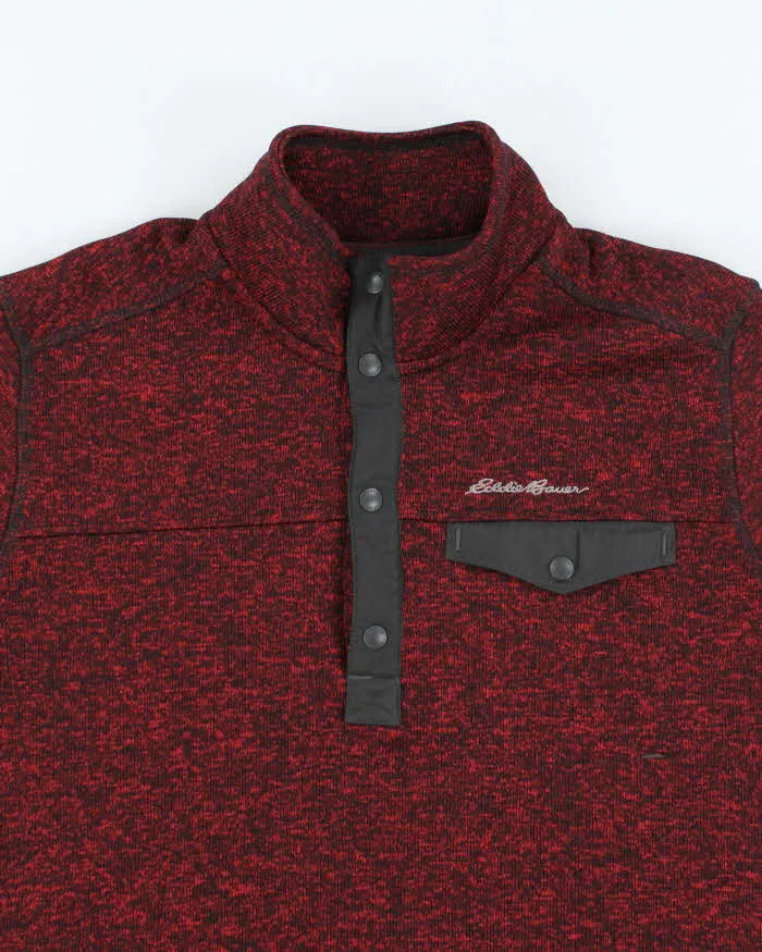 Vintage 2000's Eddie Bauer Quarter Button Sweatshirt - L sold by Rokit product image thumbnail 3