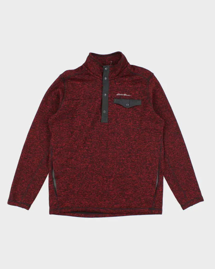 Vintage 2000's Eddie Bauer Quarter Button Sweatshirt - L sold by Rokit