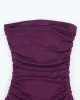 Vintage Y2k 00s Jessica Glitter Ruched Handkerchief Hem Dress - XS sold by Rokit
