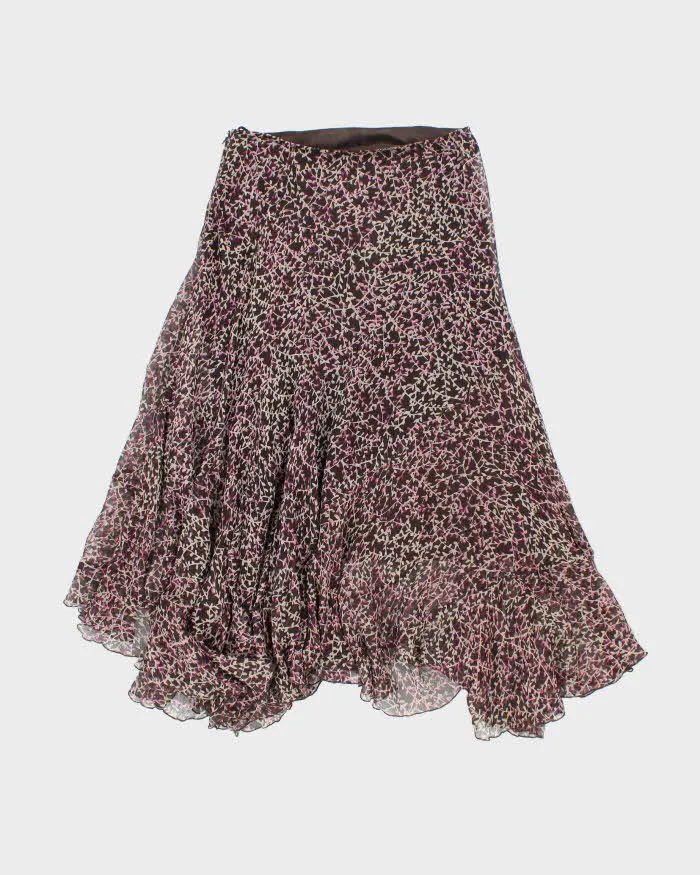 Vintage 90s Anne Klein Floral Silk Flowy Skirt - XS sold by Rokit product image thumbnail 2