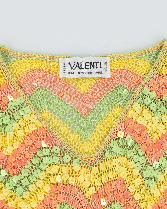 Vintage Y2k 00s Valenti Sequin Crochet Cami - S sold by Rokit product image thumbnail 5