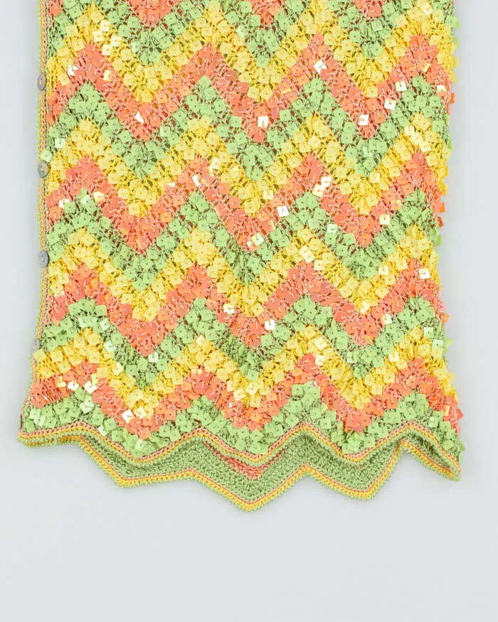 Vintage Y2k 00s Valenti Sequin Crochet Cami - S sold by Rokit product image thumbnail 4