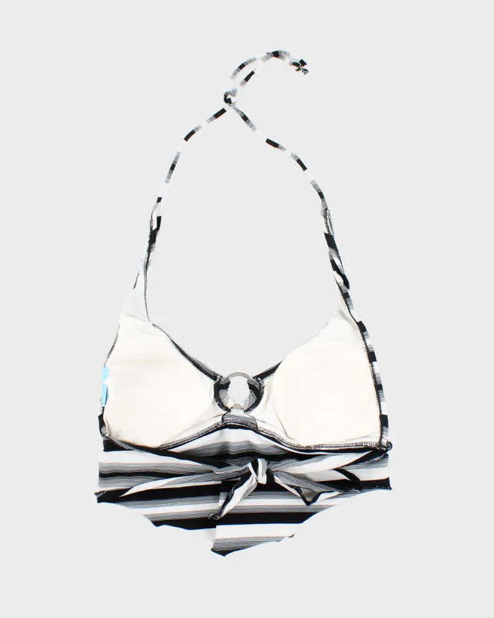 Vintage Y2k 00s Maurices O Ring Stripe Bikini Top - M sold by Rokit product image thumbnail 2