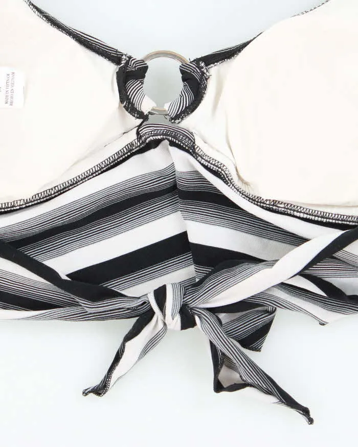 Vintage Y2k 00s Maurices O Ring Stripe Bikini Top - M sold by Rokit product image thumbnail 5