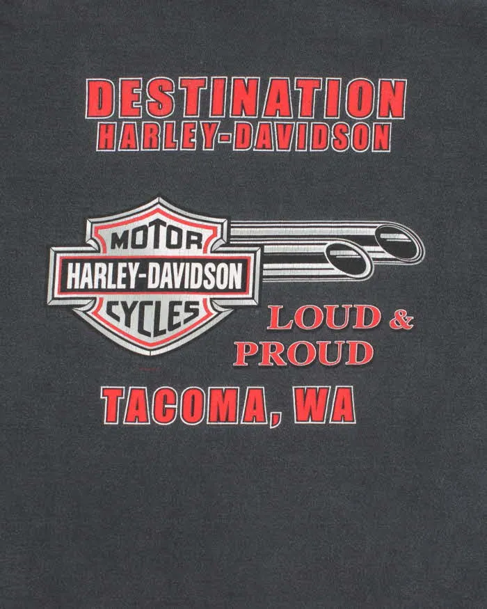 Vintage 2000's Harley Davidson Big Eagle Graphic T-Shirt - XL sold by Rokit product image thumbnail 4