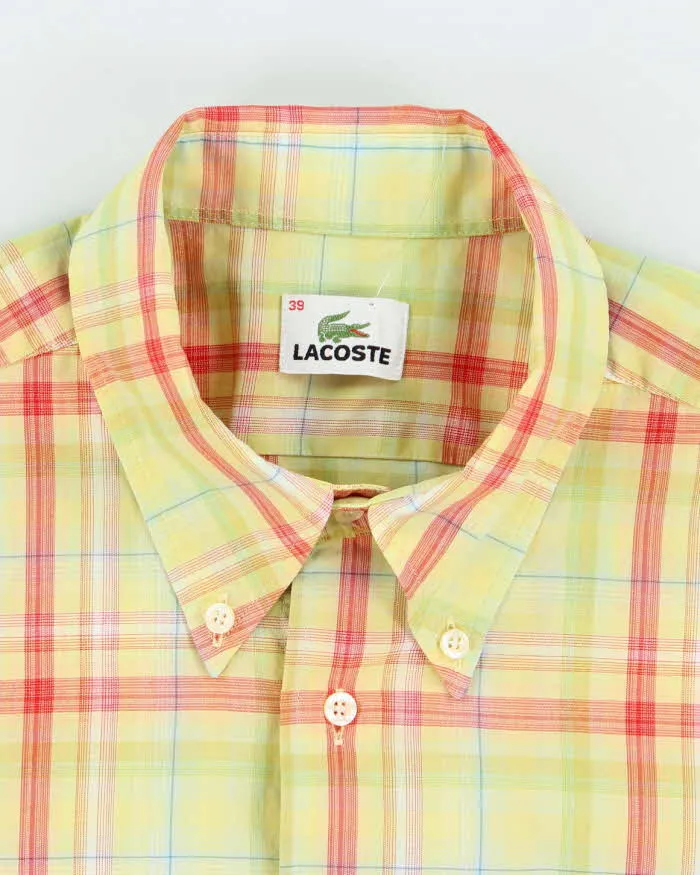 Vintage 2000's Lacoste Checked Button Up Shirt - M sold by Rokit product image thumbnail 5