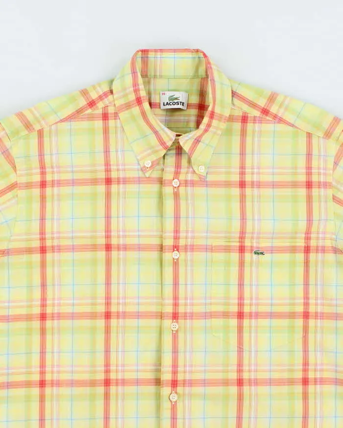 Vintage 2000's Lacoste Checked Button Up Shirt - M sold by Rokit product image thumbnail 3