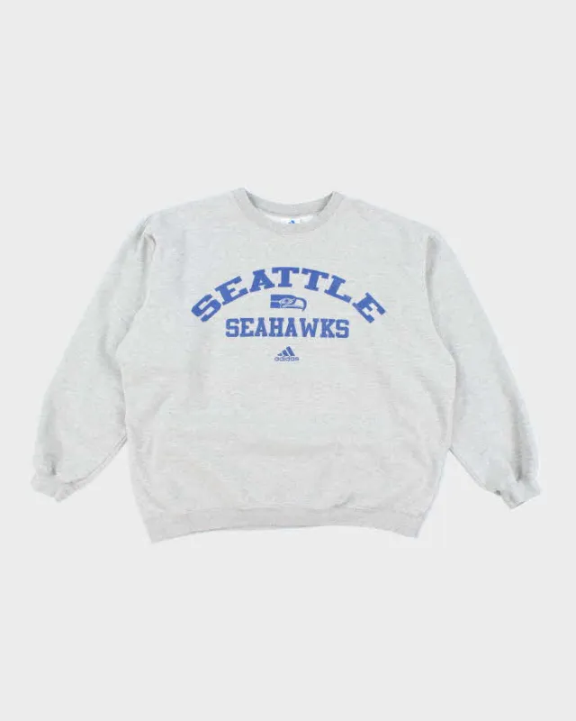 Vintage 2000's Adidas Seattle Seahawks Oversized Sweatshirt - L sold by Rokit