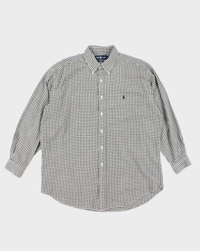 Vintage Ralph Lauren Brushed Cotton Long Sleeve Shirt - L sold by Rokit