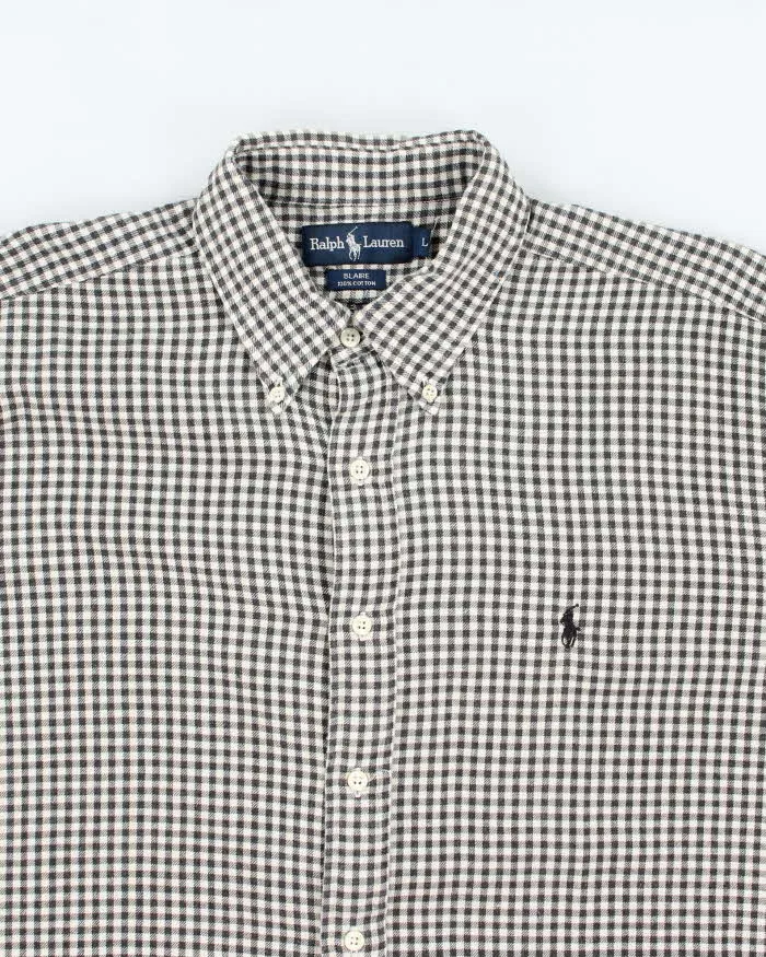 Vintage Ralph Lauren Brushed Cotton Long Sleeve Shirt - L sold by Rokit product image thumbnail 3