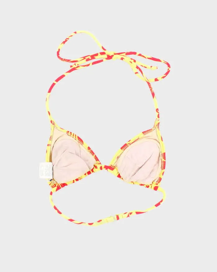 Vintage Y2k 00s Sunset Beach Hawaiian Flower Bikini Top - S sold by Rokit product image thumbnail 2