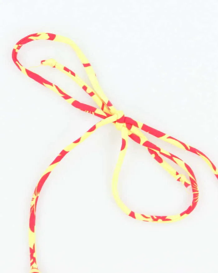 Vintage Y2k 00s Sunset Beach Hawaiian Flower Bikini Top - S sold by Rokit product image thumbnail 5