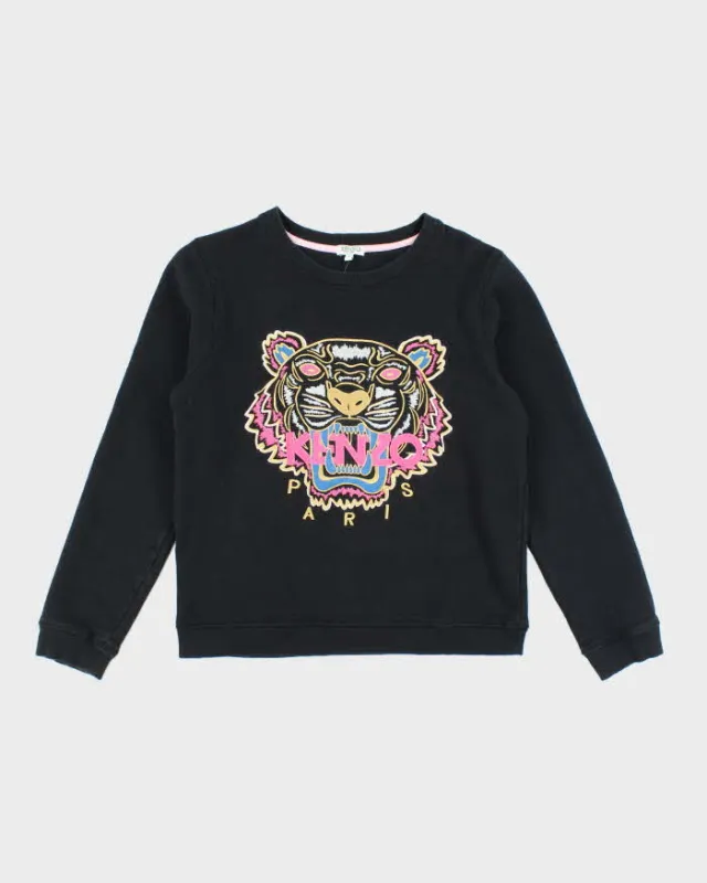 Vintage 2000's Women's Kenzo Embroidered Tiger Sweatshirt - L sold by Rokit