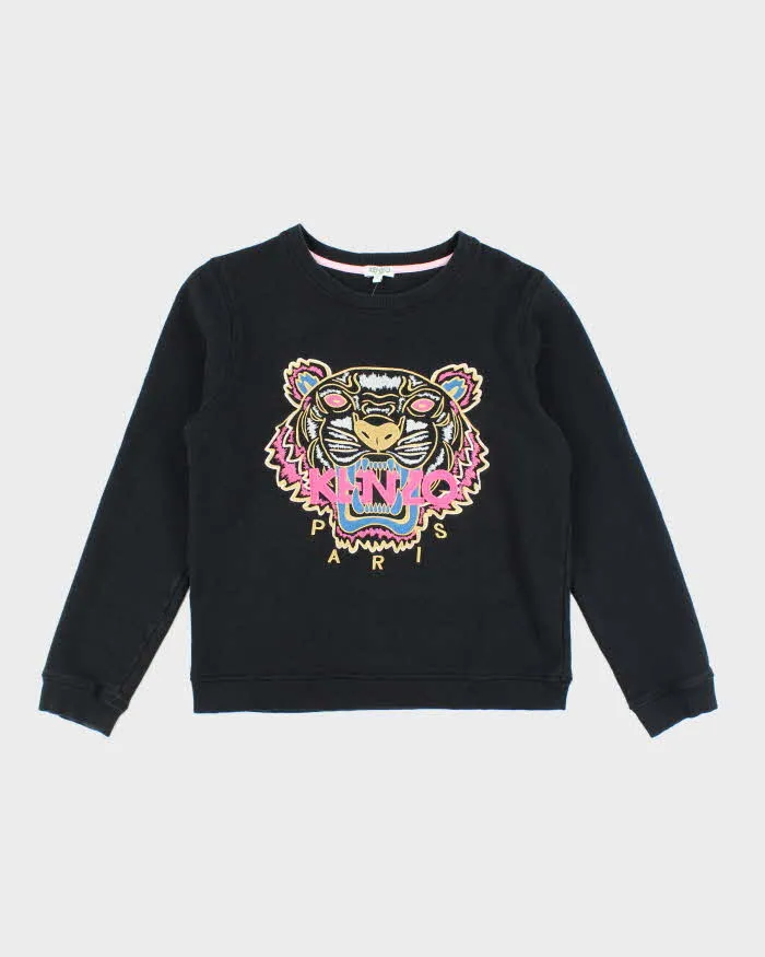 Vintage 2000's Women's Kenzo Embroidered Tiger Sweatshirt - L sold by Rokit