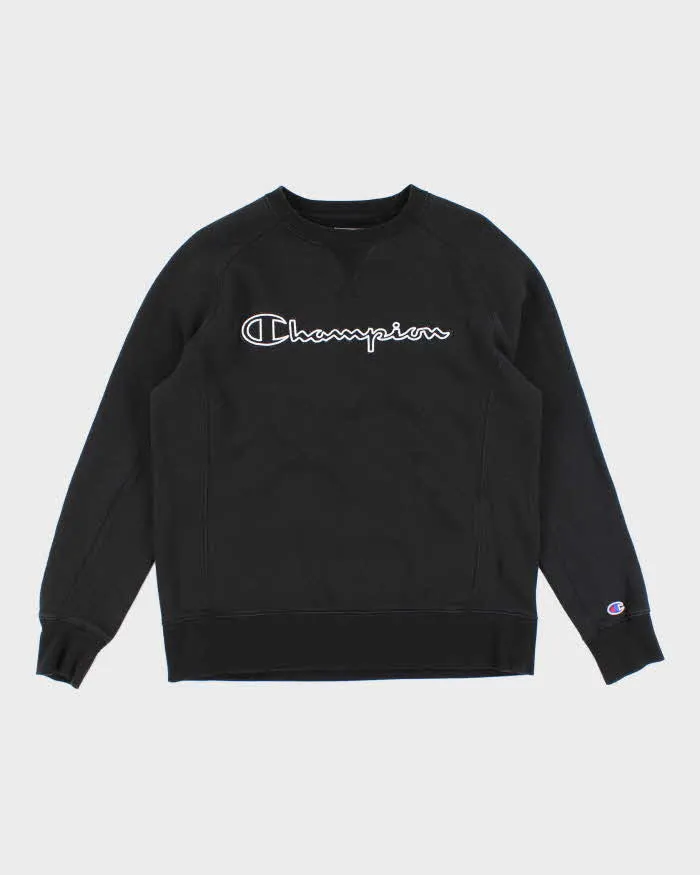 Vintage Y2K Champion Spell Out Logo Sweatshirt - S sold by Rokit