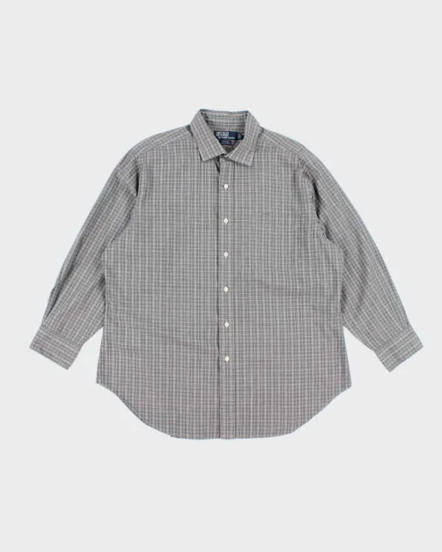 Vintage Polo By Ralph Lauren Checked Long Sleeve Shirt - L sold by Rokit