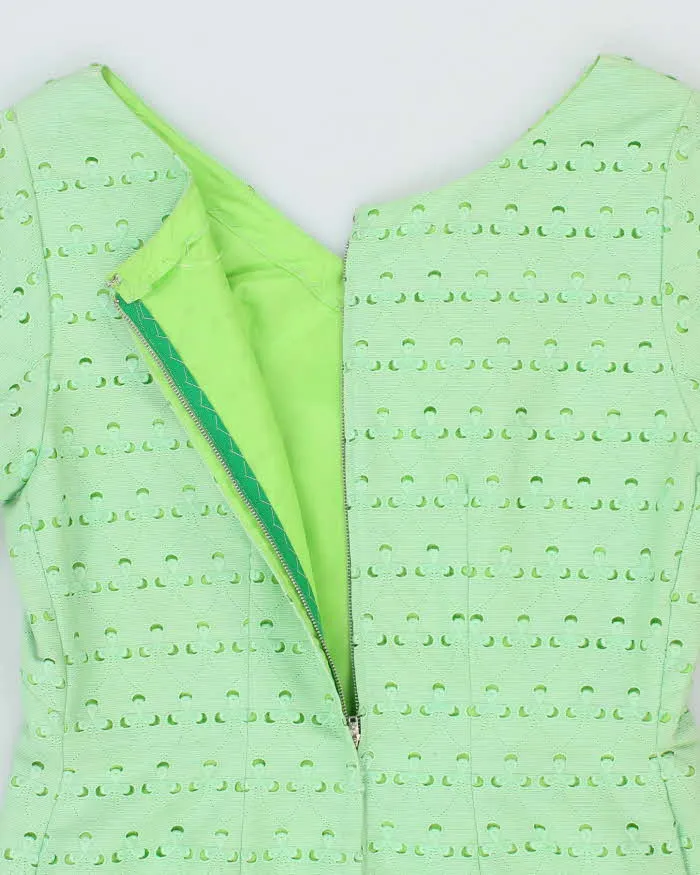 Vintage 60s Green Embroidered Dress - M sold by Rokit product image thumbnail 5