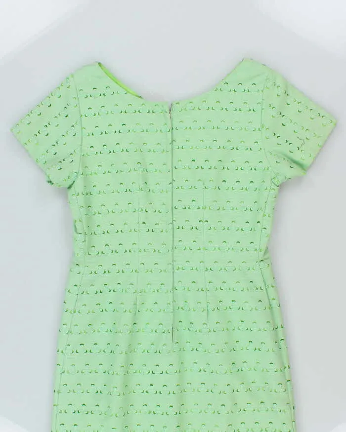 Vintage 60s Green Embroidered Dress - M sold by Rokit product image thumbnail 4