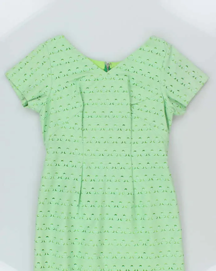 Vintage 60s Green Embroidered Dress - M sold by Rokit product image thumbnail 3