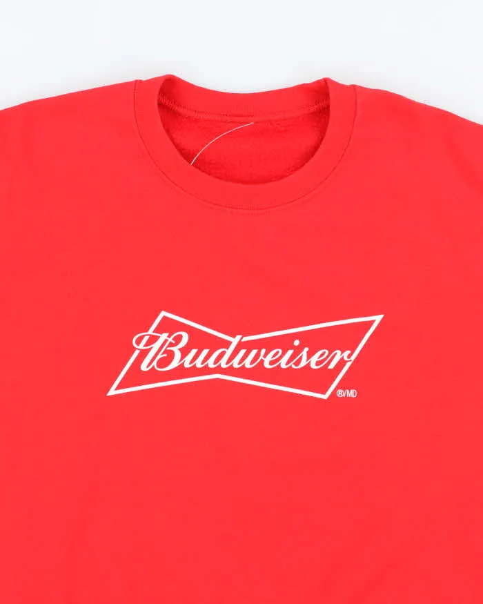 Vintage Y2K Budweiser Spell Out Sweatshirt - L sold by Rokit product image thumbnail 3