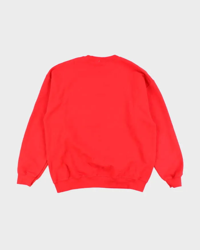 Vintage Y2K Budweiser Spell Out Sweatshirt - L sold by Rokit product image thumbnail 2
