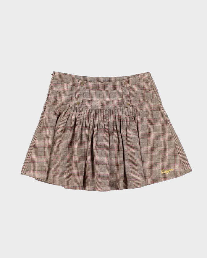 Vintage Y2k 00s Oxygen Checked Mini Skirt - S sold by Rokit