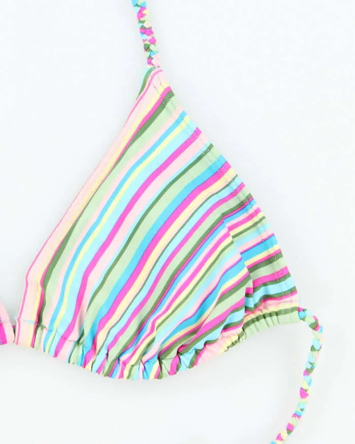 Vintage 90s Xhilaration Stripe Bikini Top - XL sold by Rokit product image thumbnail 3