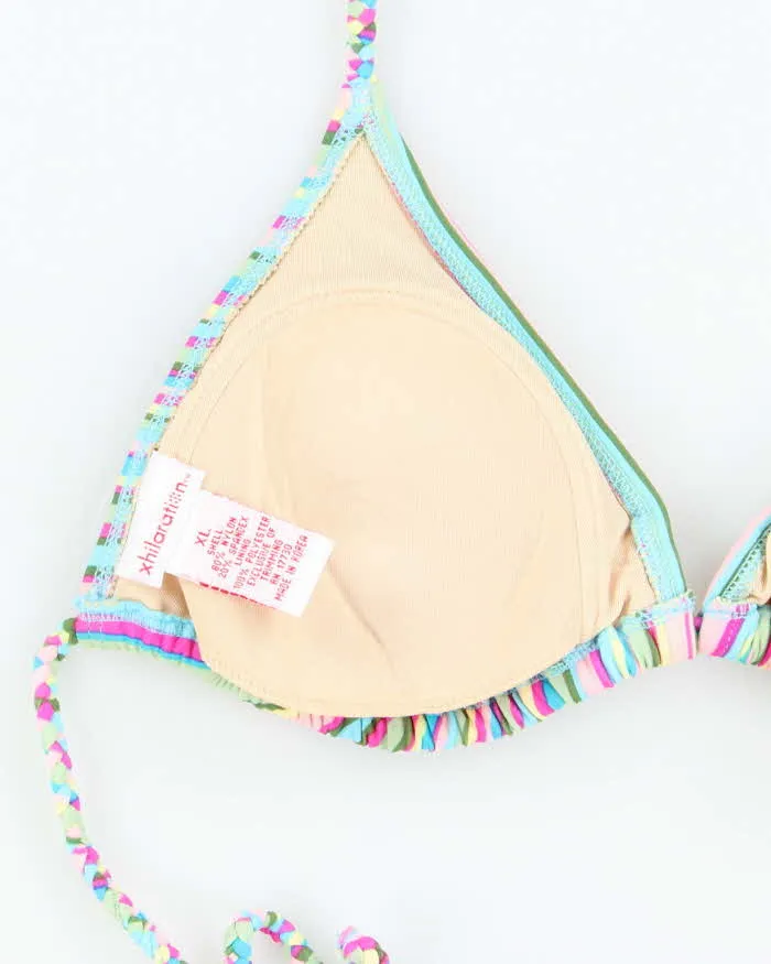 Vintage 90s Xhilaration Stripe Bikini Top - XL sold by Rokit product image thumbnail 4