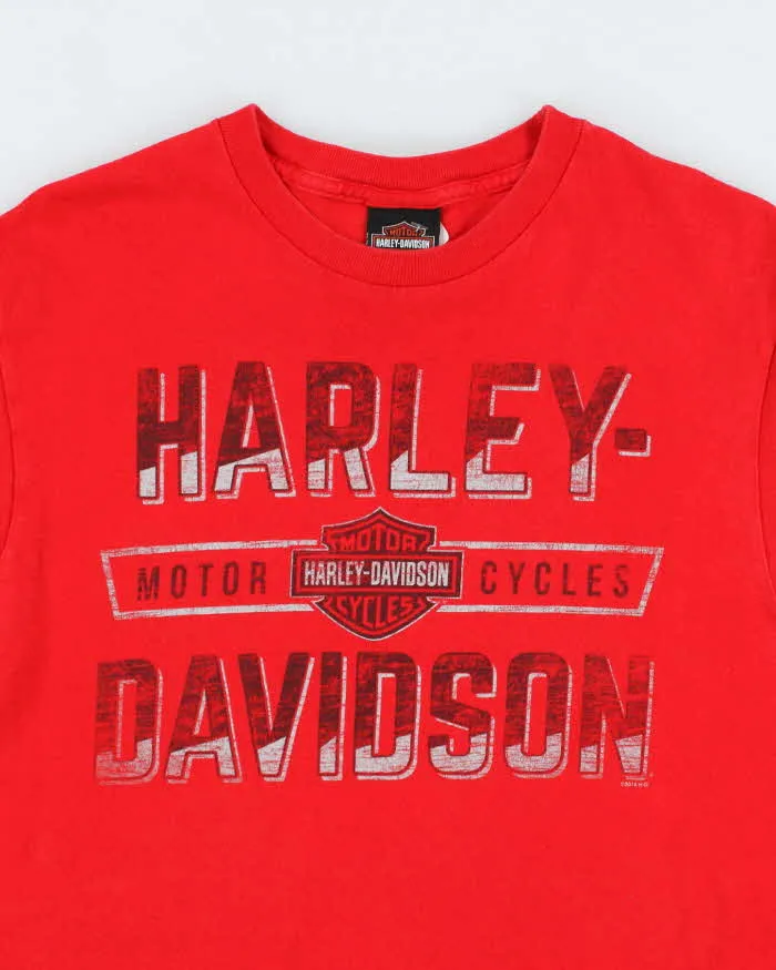 Vintage 2000's Harley Davidson Spell Out Graphic T-Shirt - M sold by Rokit product image thumbnail 3