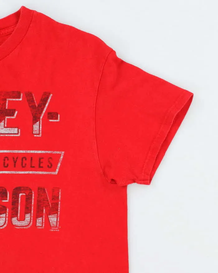 Vintage 2000's Harley Davidson Spell Out Graphic T-Shirt - M sold by Rokit product image thumbnail 4