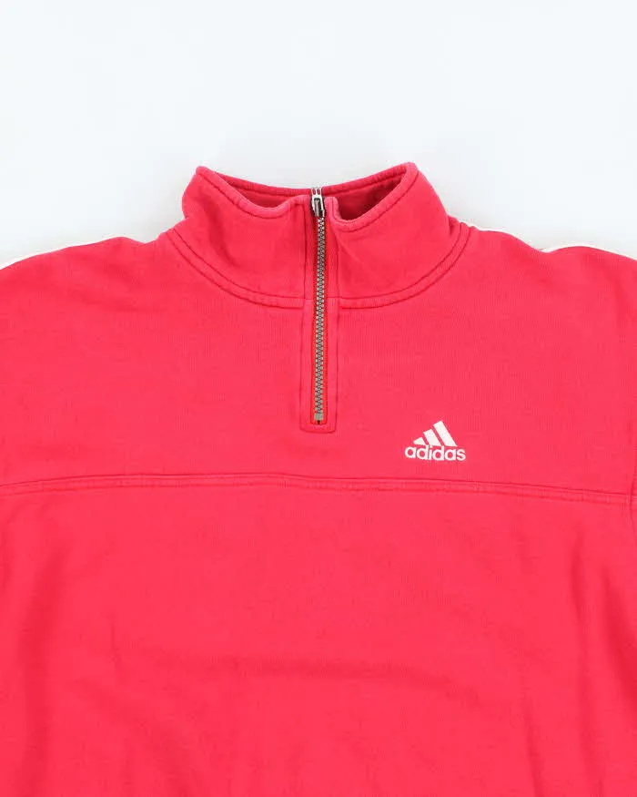 Vintage Y2K Adidas Three Stripe Quarter Zip Sweatshirt - M sold by Rokit product image thumbnail 3