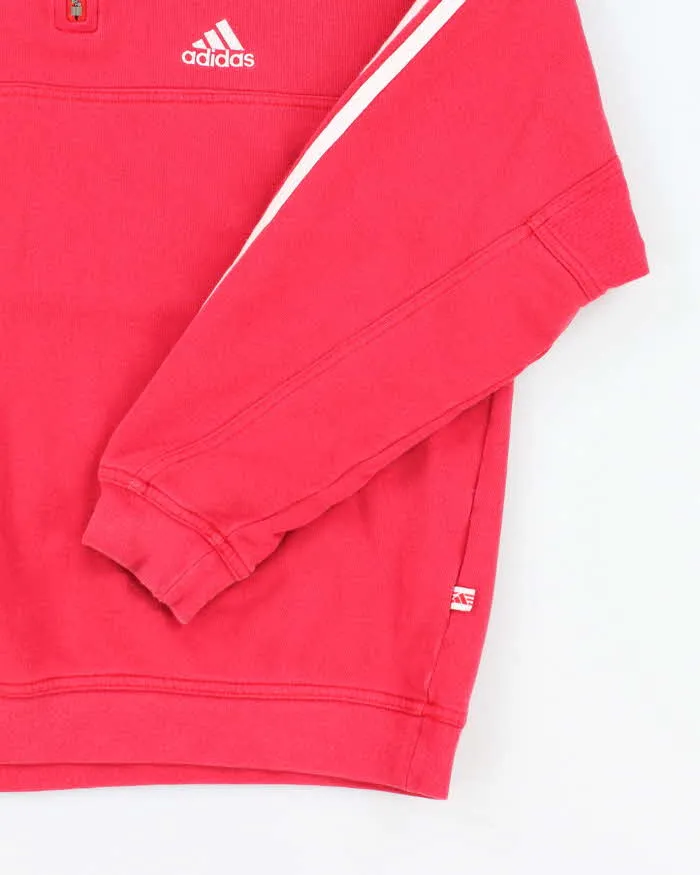 Vintage Y2K Adidas Three Stripe Quarter Zip Sweatshirt - M sold by Rokit product image thumbnail 4